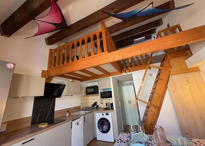 Sp490-311 Maison 2 Pieces Mezzanine 6 Couchages Pierre La * Saint-Pierre-la-Mer (Aude)